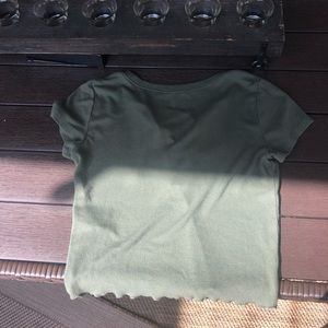 Hollister Tops - navy green top Hollister Tops - navy green top
